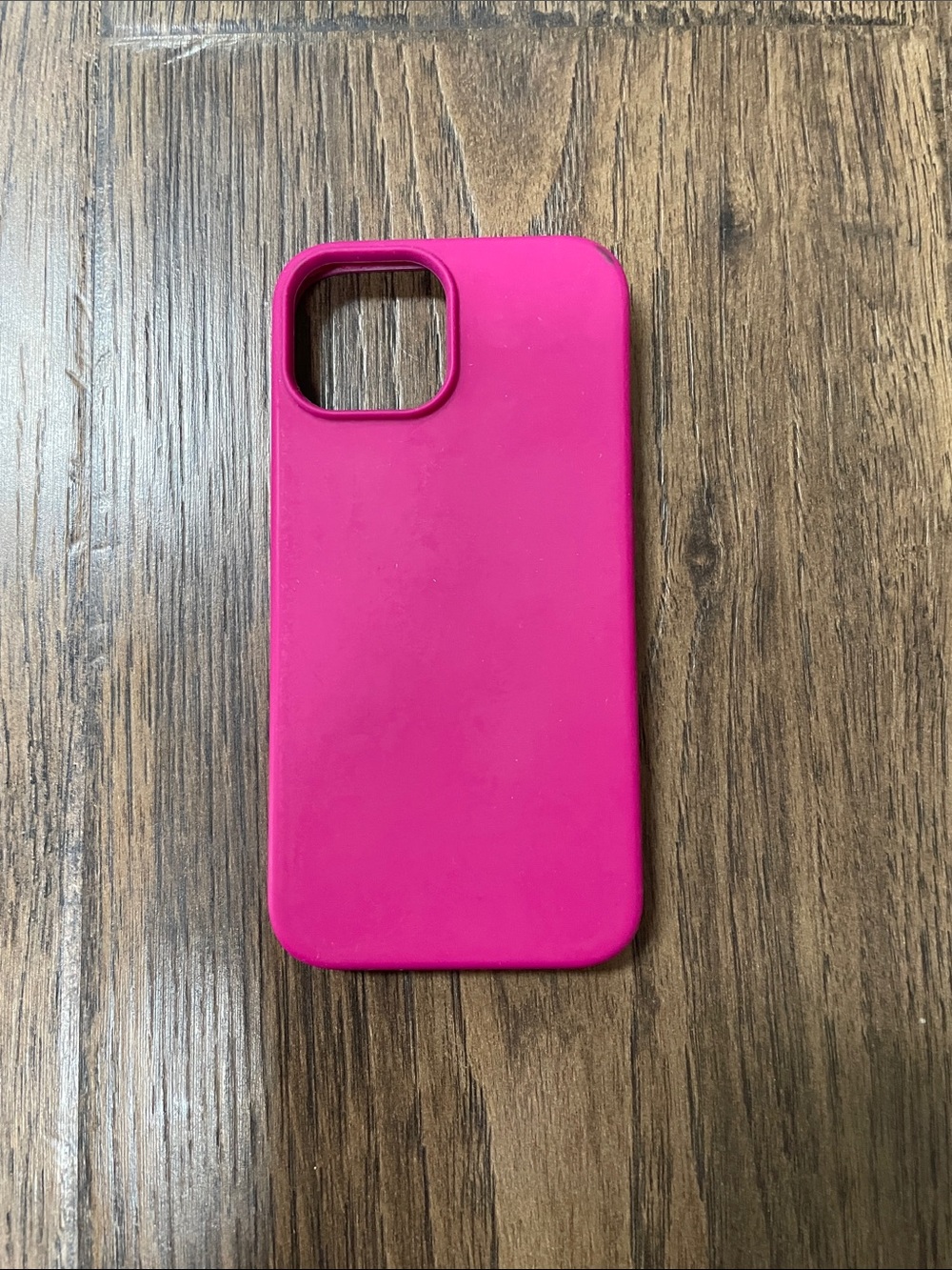 Hot Pink Silicone MagSafe Case for iPhone 13